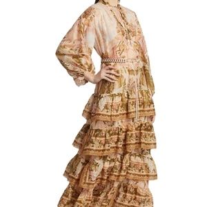 Zimmermann Lyre Tiered Maxi Dress size 3 (8-10)
